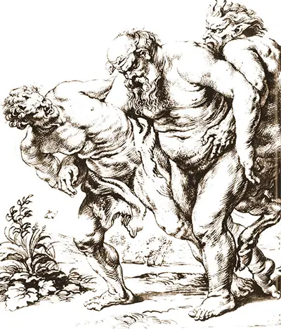Silenus or Bacchus and Satyrs Peter Paul Rubens